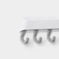 Держатель для ванных и кухонных принадлежностей, 29,5&times;3&times;5,5 см, цвет серо-белый