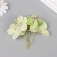 Бутон на ножке для декорирования "Фиалка салатовая" d=5 см, h=10 см