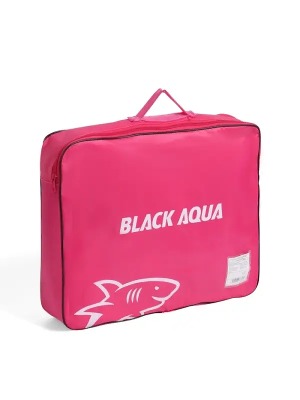 Коньки раздвижные BlackAqua, р. 35-38, для фитнеса, с роликовой платформой, цвет фуксия