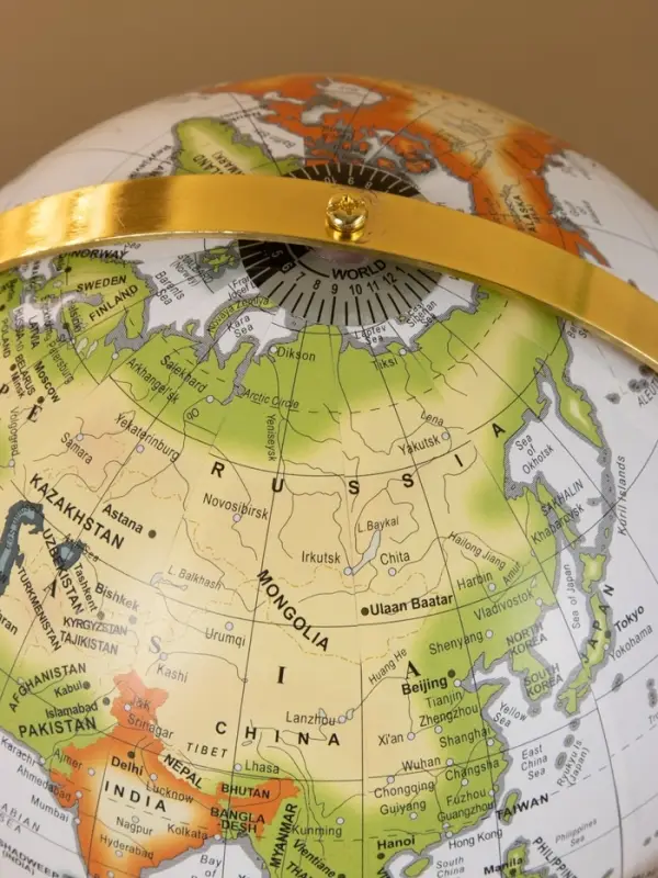 Глобус сувенирный, 23&times;27&times;35 см, подставка металл