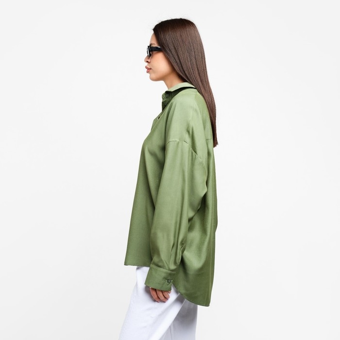 Рубашка женская MIST, р. 52-54, зелёный