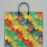 Пакет "Краски", полиэтиленовый с пластиковой ручкой, 40 х 36 + 4 см, 110 мкм