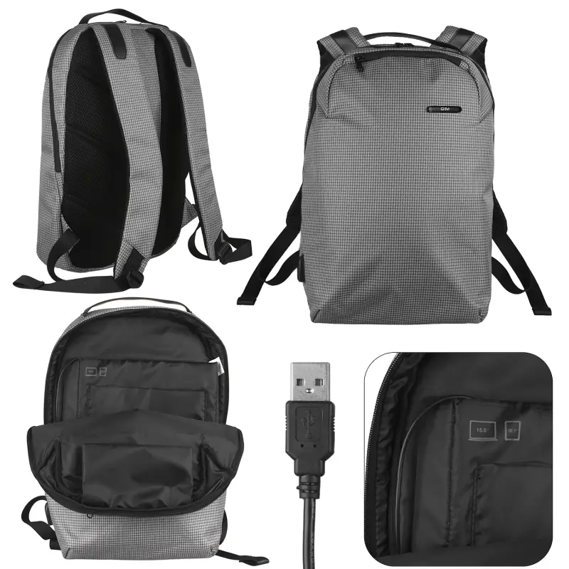 Рюкзак GIM K9327W Grey (20шт/кор)