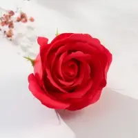 Мыльные лепестки "Бутон королевской розы. Алый" 7х7х6 см