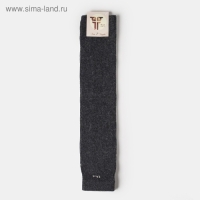 Гетры женские из монгольской шерсти, цвет чёрный