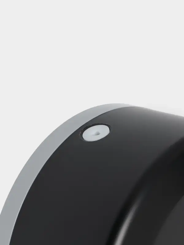 Диспенсер туалетной бумаги, пластик черный, втулка 4 см