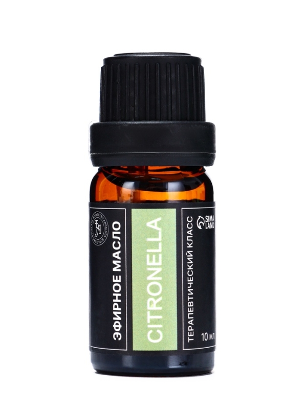 Эфирное масло "Цитронелла", 10 мл, в тубусе