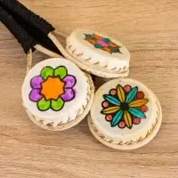 Сувенирный музыкальный инструмент "Клон Тонг" пластик, ротанг, 10х3х30 см