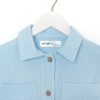 Костюм (рубашка и брюки) детский KAFTAN "Муслин", р.30 (98-104 см) голубой