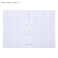 Тетрадь А4, 96 листов в клетку на гребне "Тропические листья", обложка мелованный картон, блок офсет, МИКС