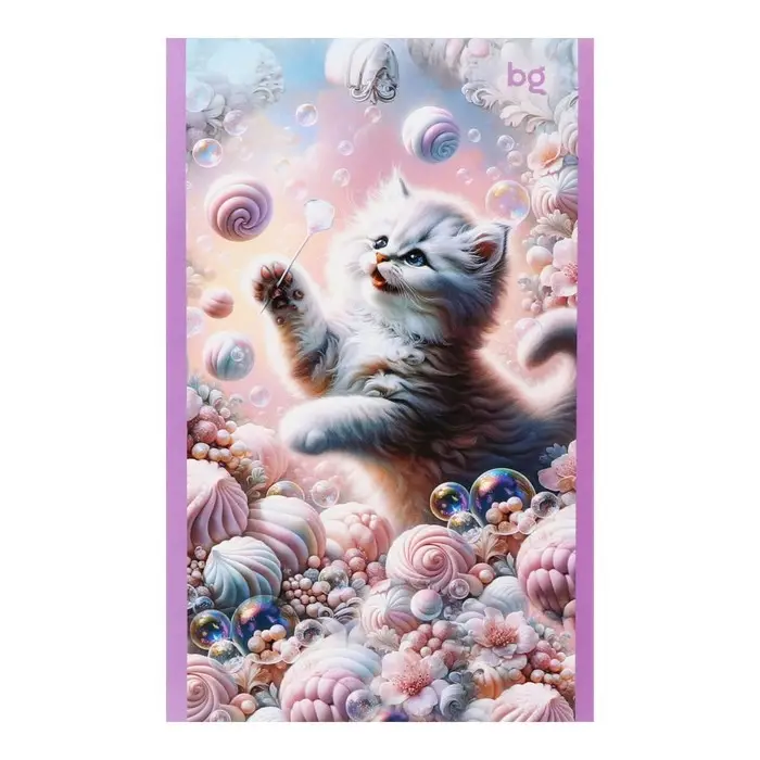 Блокнот А6, 24 листа в клетку на скрепке "Девочки", обложка мелованный картон, блок 60 г/м2, МИКС