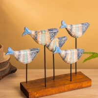 Сувенир &laquo;Рыбки&raquo;, 37&times;10&times;30 см, дерево