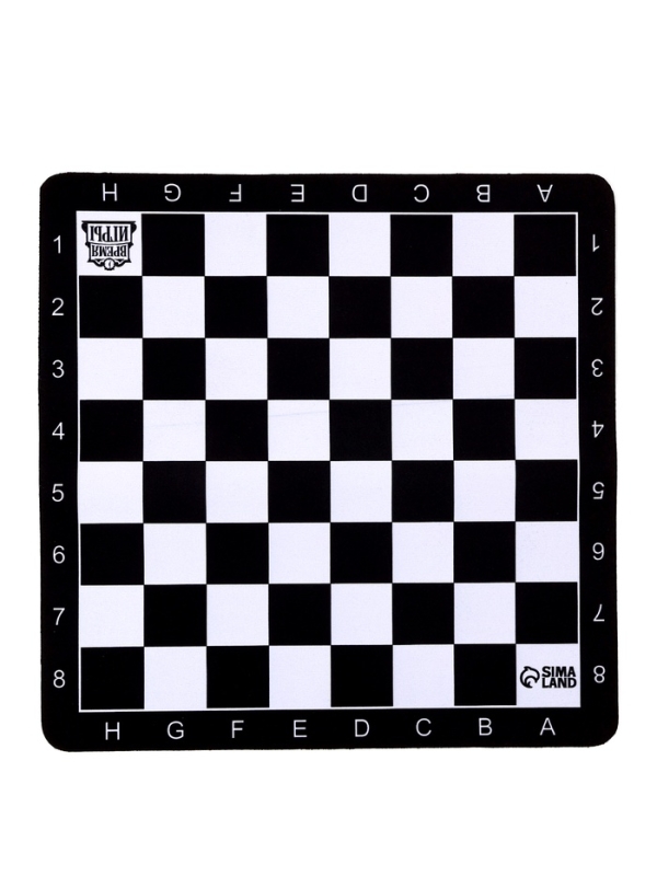 Шахматное поле "Классика" 30 х 30 х 0.2 см, каучук