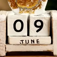 Календарь настольный &laquo;Ракушка&raquo;, 10&times;7&times;5.4 см, дерево, белый