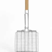 Решетка гриль, хромированная сталь, 57 х 22 х 22 см, глубина 5 см