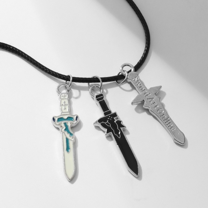 Кулон &laquo;Япония&raquo; три кинжала, цветной, 45 см