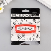 Дырокол фигурный для края "Волна" длина рисунка 4,5 см 6,5х4х2,5 см МИКС Дырокол фигурный для края "Волна" длина рисунка 4,5 см 6,5х4х2,5 см МИКС