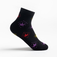 Носки женские, цвет чёрный, размер 23-25