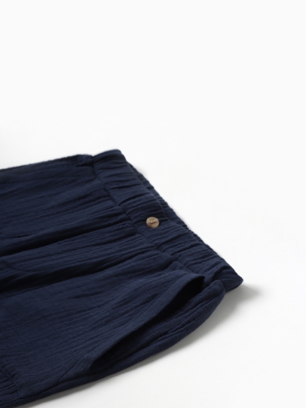 Брюки Крошка Я "Муслин", рост 86, синий