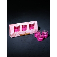 Свечи на Новый Год, гелевые &laquo;Новогодняя коллекция: С новым годом&raquo;, 6 шт , 2,5 х2,5 х 2,5 см