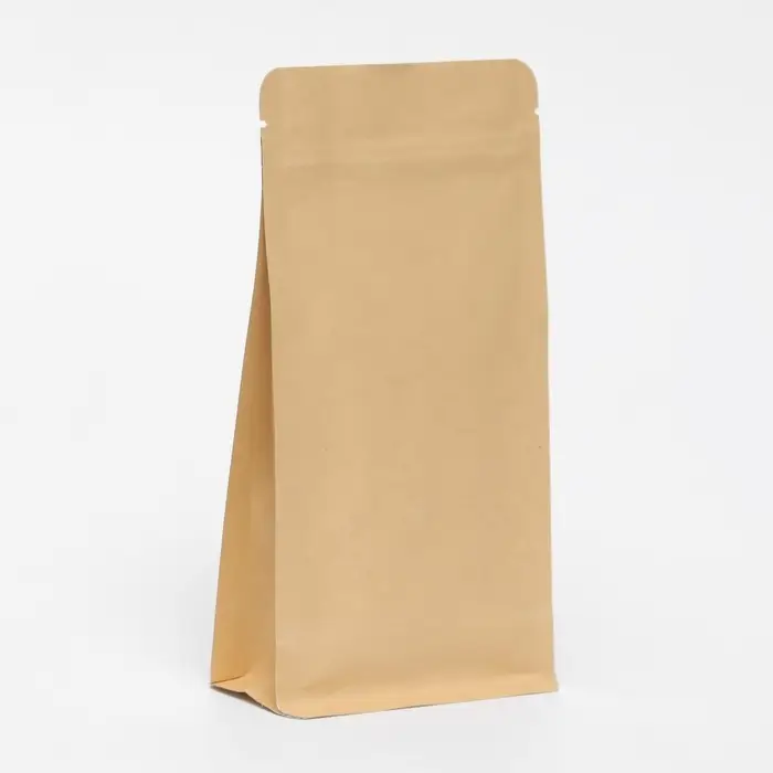 Пакет Zip-lock Крафт с плоским дном 10 х 20 см