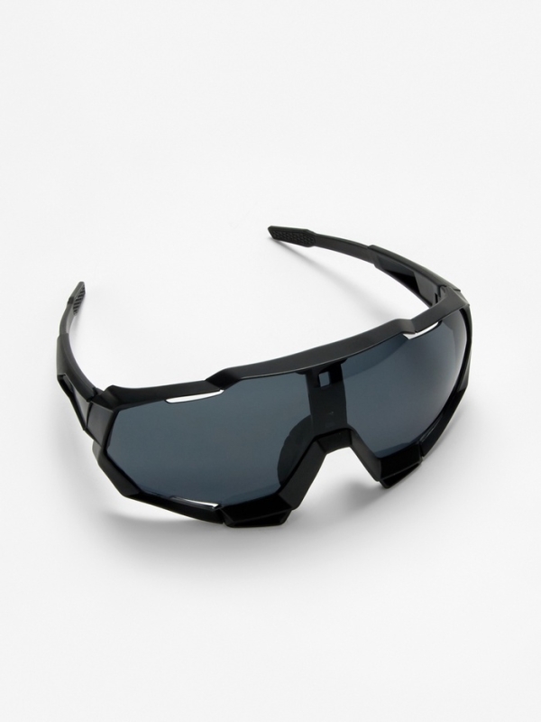 Очки солнцезащитные спортивные, uv 400, ширина 16.3 см, дужка 13.7 см, высота 6.3 см