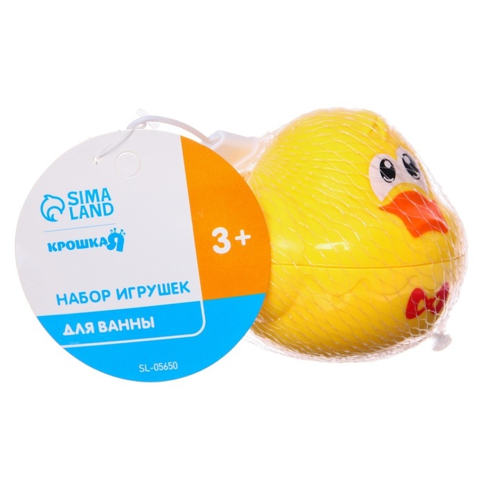 Набор игрушек для ванны &laquo;Уточка - матрешка, 4 шт, Крошка Я