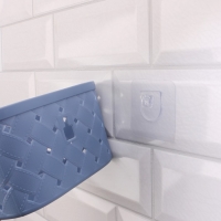 Органайзер для хранения, навесной, 1 секция, с клеевыми крючками, 16,5 × 12 × 9 см, цвет МИКС Органайзер для хранения, навесной, 1 секция, с клеевыми крючками, 16,5 × 12 × 9 см, цвет МИКС