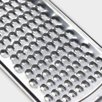 Тёрка для сыра мелкая Доляна &laquo;Помощник&raquo;, 19&times;5 см, с ручкой, цвет серебристый