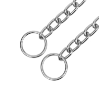 Ошейник - удавка металлический однорядный, 60 см, толщина проволоки 3 мм Ошейник - удавка металлический однорядный, 60 см, толщина проволоки 3 мм