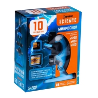 Микроскоп детский &laquo;Юный ботаник&raquo;, кратность х100, х400, х1200, подсветка