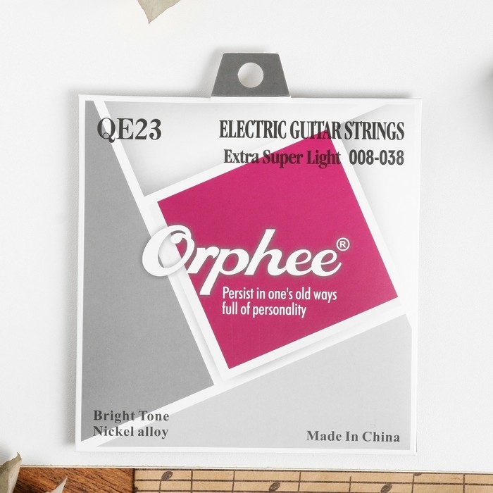 Струны для электрогитары Orphee QE23, 008-038