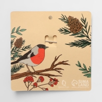 Булавка &laquo;Снежинка рождественская&raquo; оригинальная, 7,5 см, цвет синий в чернёном серебре