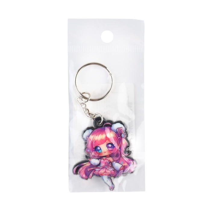 Брелок для ключей &laquo;Аниме&raquo;, 4.3 х 4.6 см