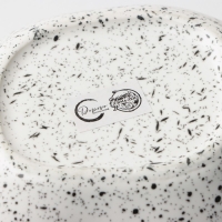 Салатник керамический неровный край &laquo;Розовая&raquo;, 600 мл, 17 см, цвет розовый