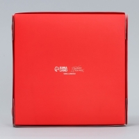 Коробка для конфет, кондитерская упаковка, 9 ячеек, &laquo;Любовь&raquo;, 14.7 х 14.7 х 3.5 см