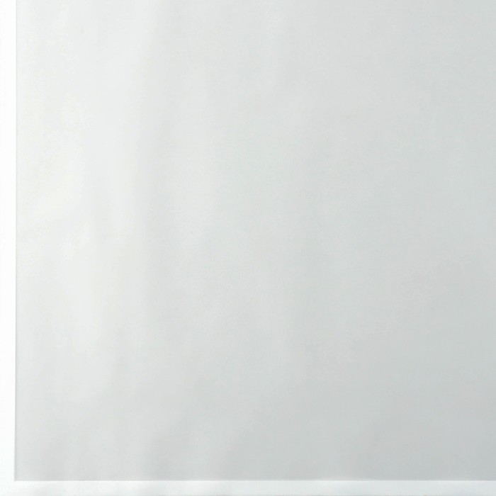 Плёнка для цветов матовая упаковочная &laquo;Кайма&raquo; белая 0,5х9 м