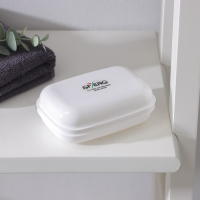 Мыльница пластиковая, 11&times;7,5&times;4 см, цвет МИКС