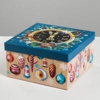 Набор подарочных коробок 3 в 1 &laquo;Советский&raquo;, 18 х 18 х 10‒22 х 22 х 12 см, Новый год