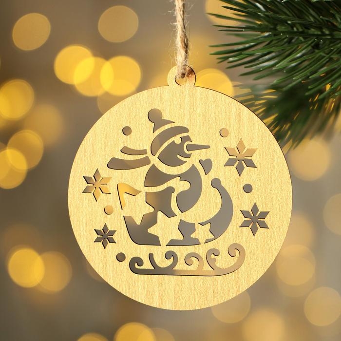 Ёлочные игрушки новогодние &laquo;Новый год: Время для сказки&raquo;, набор 5 шт