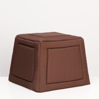 Дом-трансформер "Саманка" 45 х 45 х 36 см, бежево-коричневый Дом-трансформер "Саманка" 45 х 45 х 36 см, бежево-коричневый