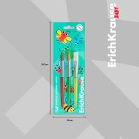 Набор кистей синтетика и пони 3 штуки, ErichKrause "Baby" для творчества, в блистере Набор кистей синтетика и пони 3 штуки, ErichKrause "Baby" для творчества, в блистере