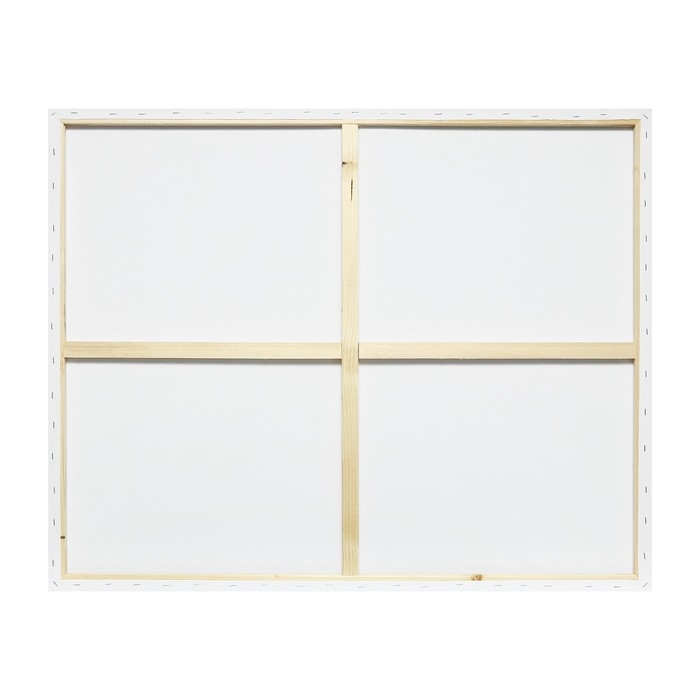 Холст на подрамнике 1,6х80х100 см, хлопок 100%, акриловый грунт, мелкозернистый, 280г/м&sup2;