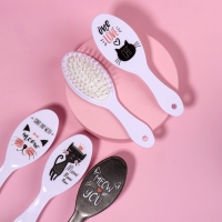 Расчёска массажная, 5,3 &times; 17 см, рисунок МИКС