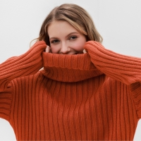 Джемпер женский MINAKU: Casual Collection цвет терракот, р-р 48 Джемпер женский MINAKU: Casual Collection цвет терракот, р-р 48