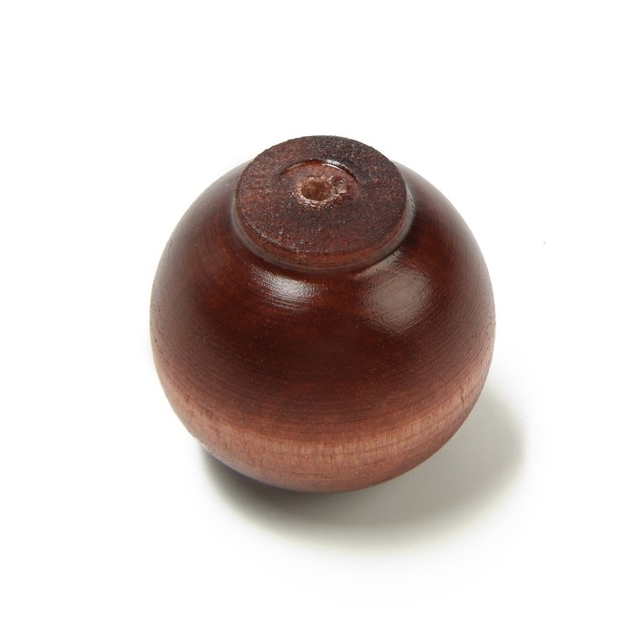 Ручка-кнопка Алапаевск, &laquo;Шар&raquo;, цвет под дерево