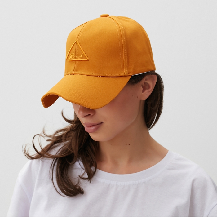 Кепка MINAKU Кепка MINAKU "Breek", цвет горчичный, размер 56-58