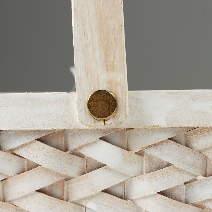 Корзина плетеная, 19,5 x 13 x H9,5/24 см, секвойя Корзина плетеная, 19,5 x 13 x H9,5/24 см, секвойя