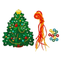 Новогодняя игрушка. Шнуровка &laquo;Новый год! Наряжаем ёлочку&raquo;