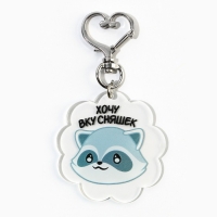 Брелок для ключей акриловый «Енот», 5 х 4,9 см Брелок для ключей акриловый «Енот», 5 х 4,9 см